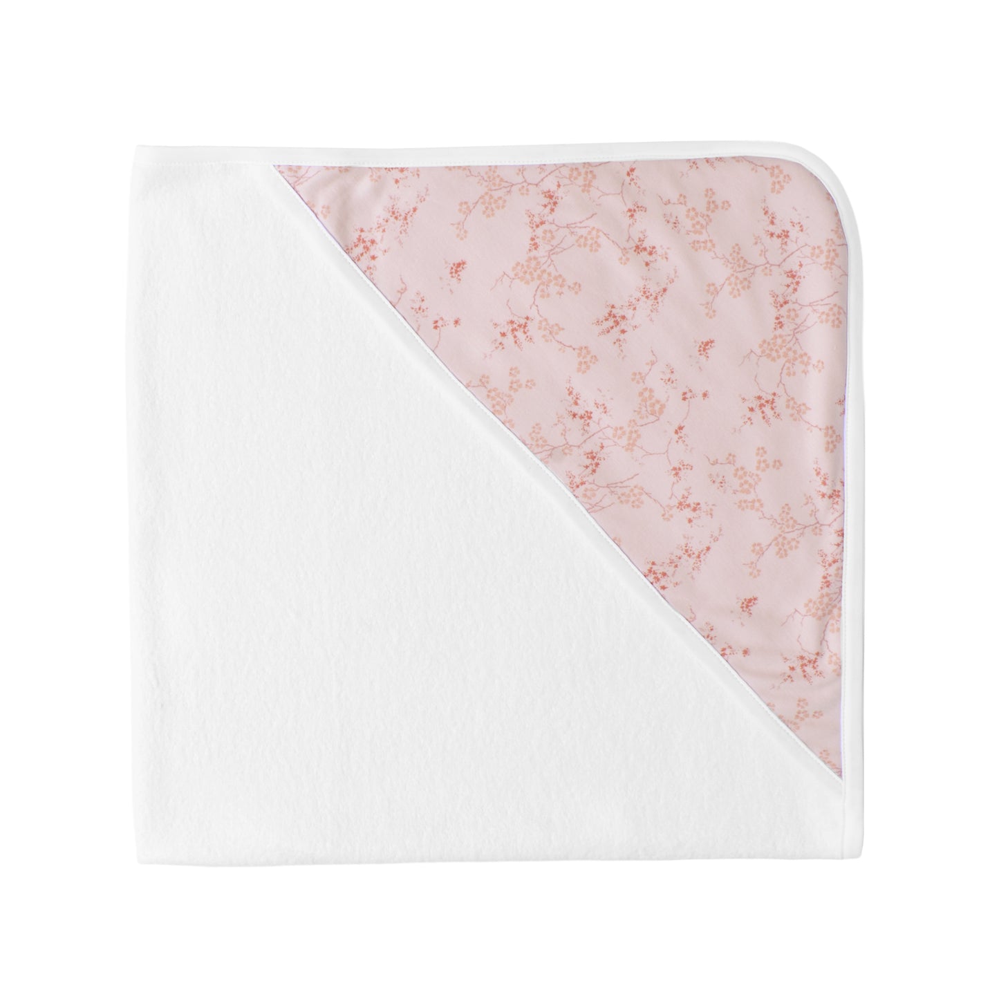 Warmi Toalla Con Capucha Rosa Flores Blossom