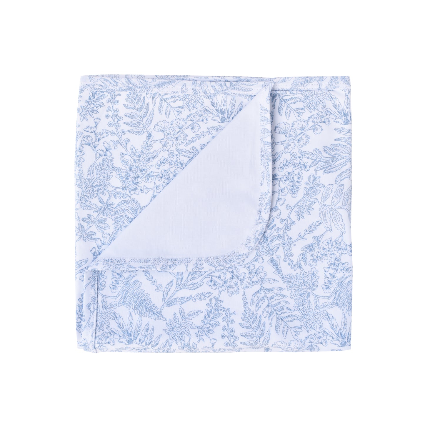 Warmi Manta 80*80 Flores Azul Francia