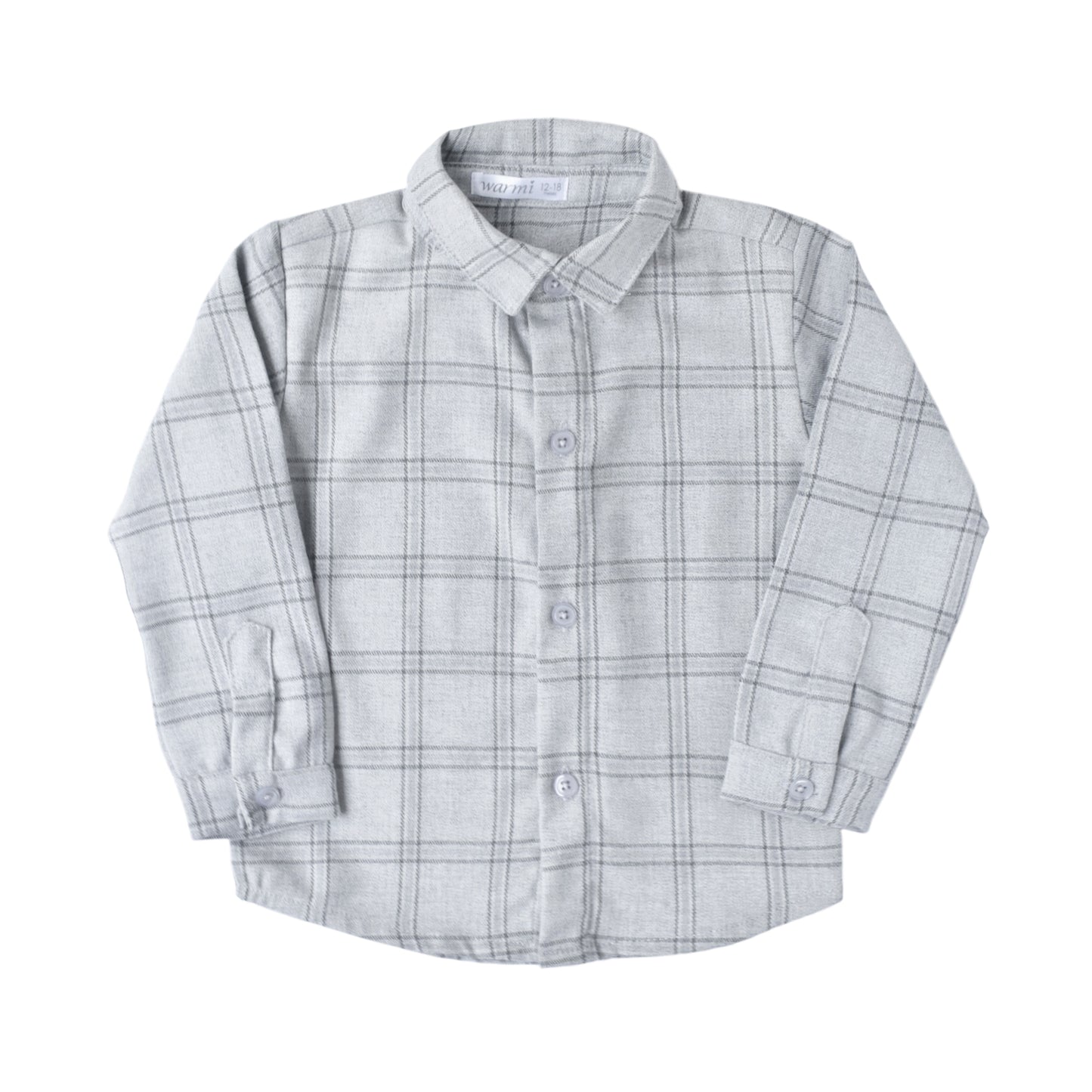 Warmi Camisa Ignacio Cuadrille Gris