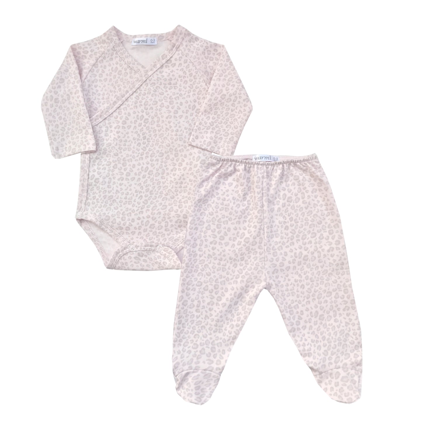 Warmi Set Bodie + Pantalón Rosa Animal Print