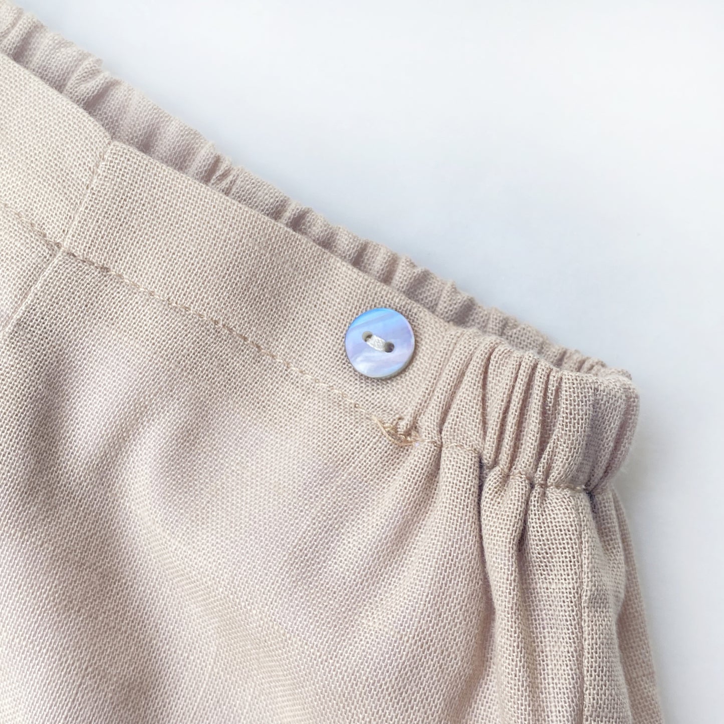 Warmi Short Dante Lino Beige