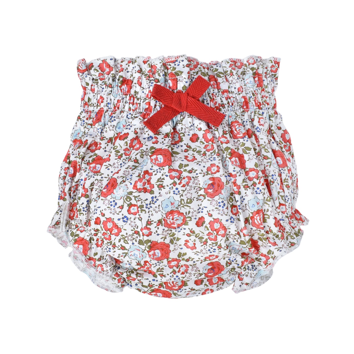 Warmi Short Valencia Flores Rojas