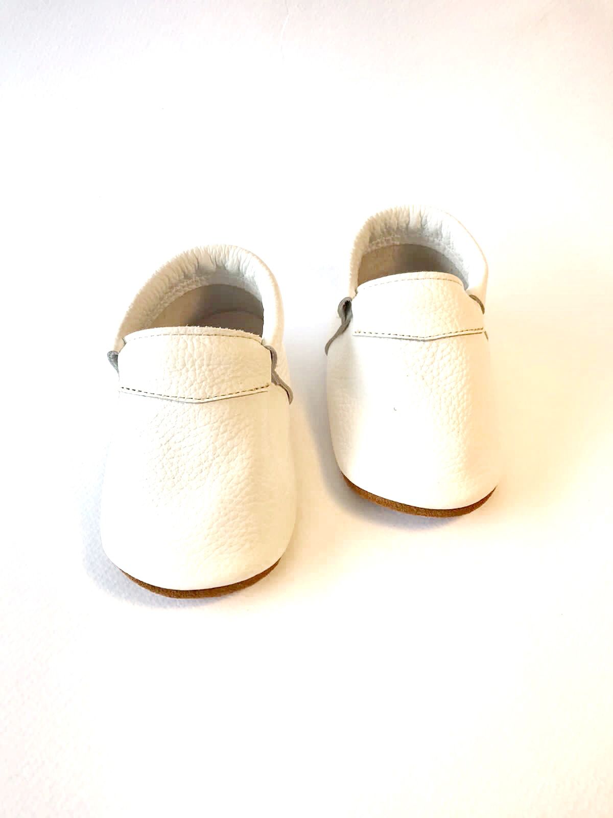 Warmi Mocs Santi Cuero Blanco