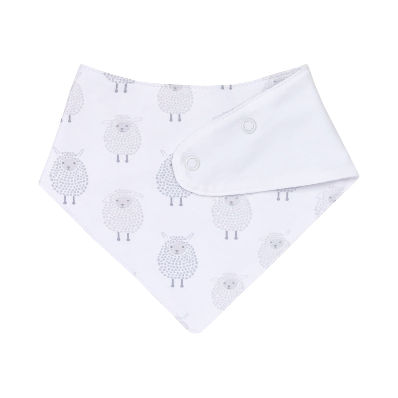Warmi Babero Bandana Ovejas Grises