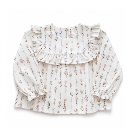 Warmi Blusa Martina Tulipanes Rosa
