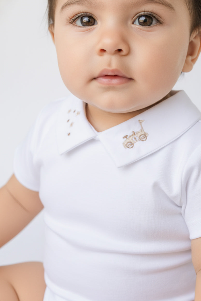 Warmi Bodie Daniel Bordado Carrito Beige