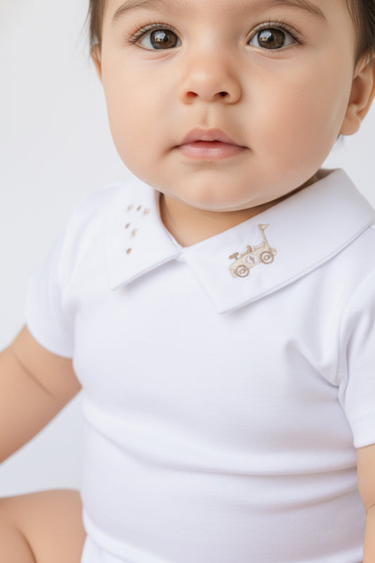 Warmi Bodie Daniel Bordado Carrito Beige