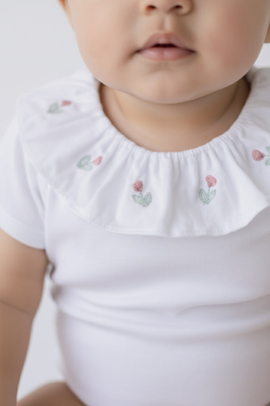 Warmi Bodie Diana Bordado Tulipanes