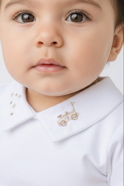 Warmi Bodie Daniel ML Bordado Carrito Beige