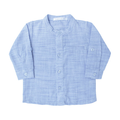 Warmi Camisa Cesar ML Listado Azul