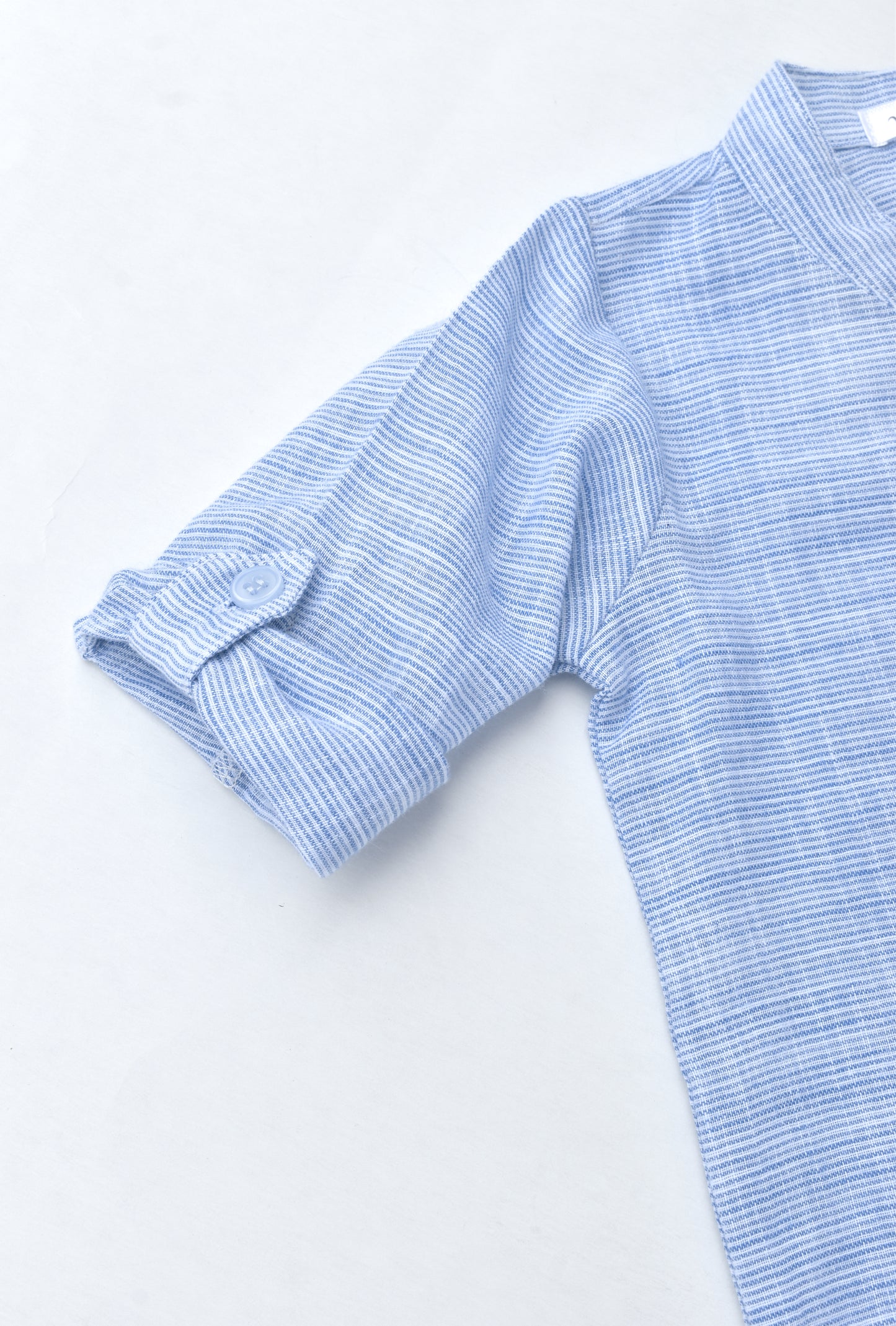 Warmi Camisa Cesar ML Listado Azul