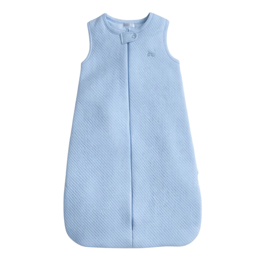 Warmi Saquito Celeste Bordado Carrito