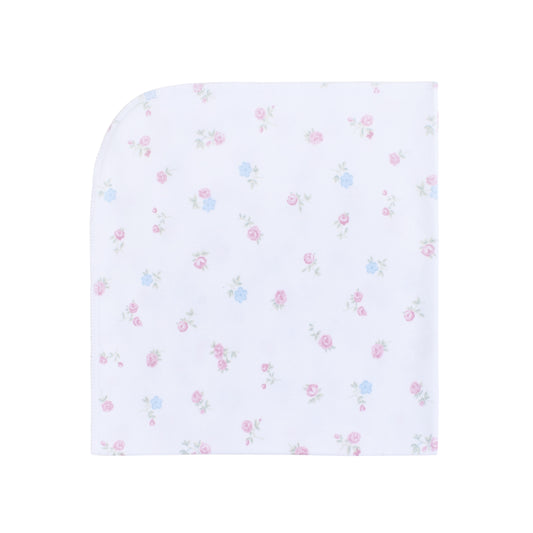 Warmi Babita 45*45 Flores Azul Y Rosa