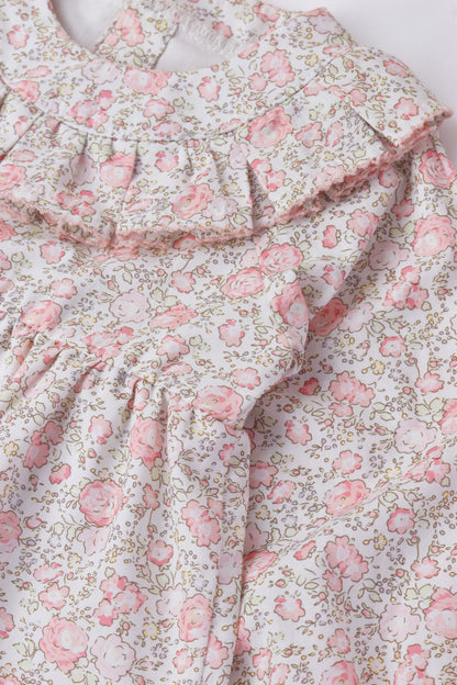 Warmi Vestido Mara Flores Rosa