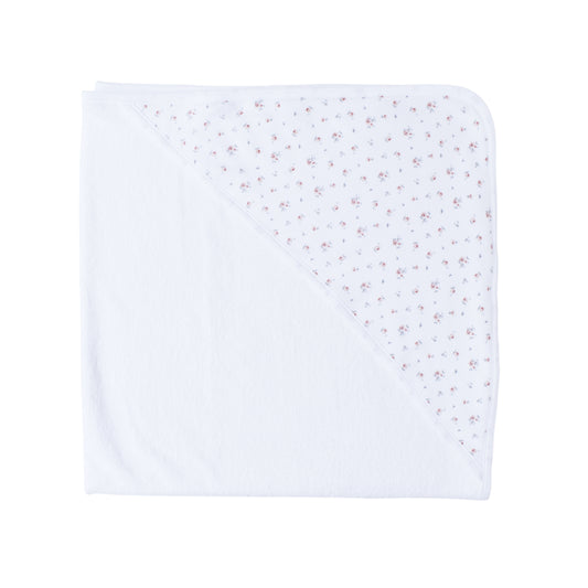 Warmi Toalla Con Capucha Flores Mini Print