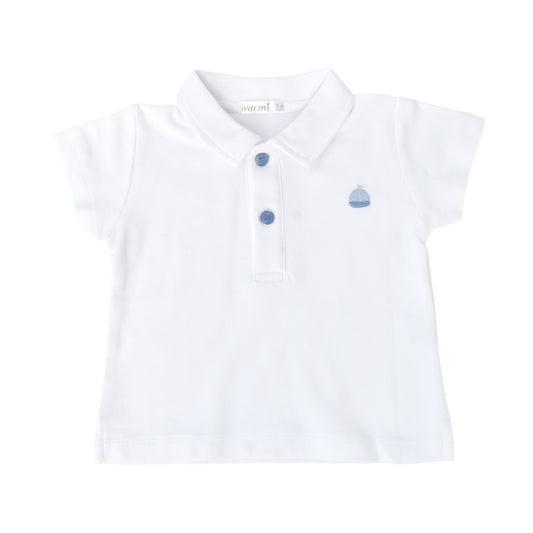 Warmi Polera Santiago Piqué Bordado Barquito