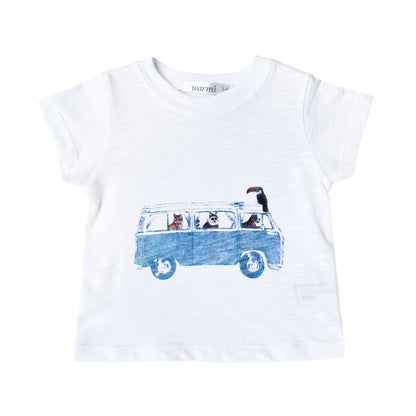 Warmi Polera Estampada Auto Safari