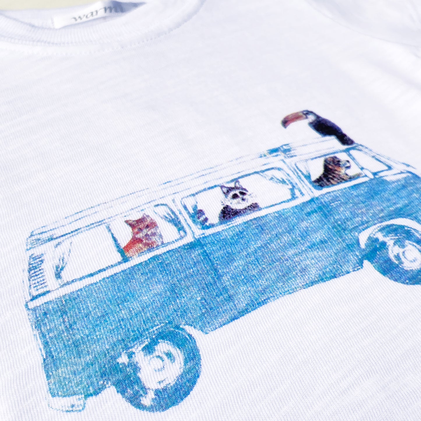 Warmi Polera Estampada Auto Safari