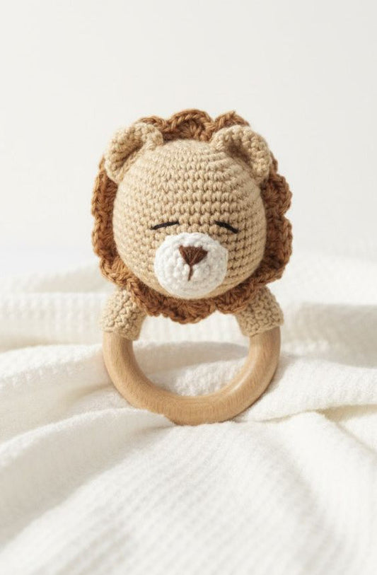 Warmi Sonajero Amigurumi León