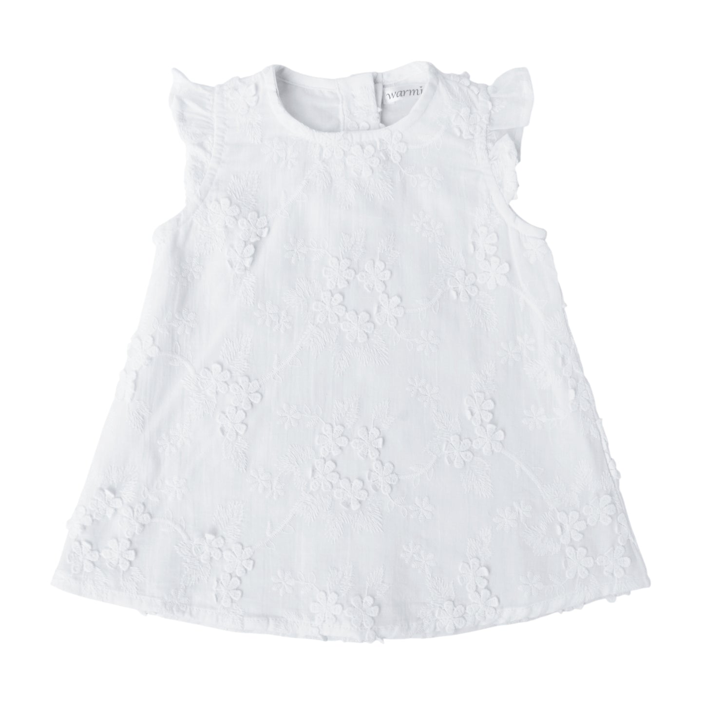 Warmi Vestido Lara Blanco Relieve