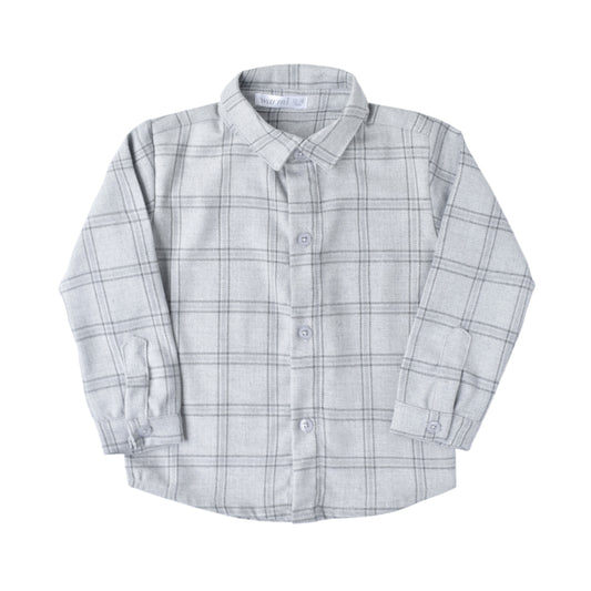 Warmi Camisa Ignacio Cuadrille Gris