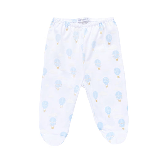 Warmi Pantalón Básico Nubes y Globos Celestes