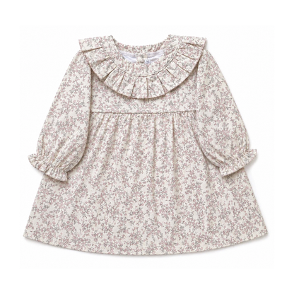 Warmi Vestido Mara Flores Rosa y Menta