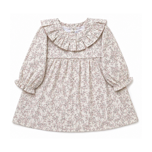 Warmi Vestido Mara Flores Rosa y Menta