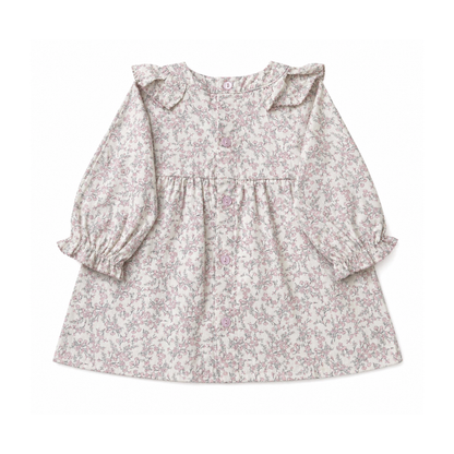 Warmi Vestido Mara Flores Rosa y Menta