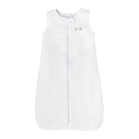 Warmi Saquito Blanco Detalle Bordado Cigueña