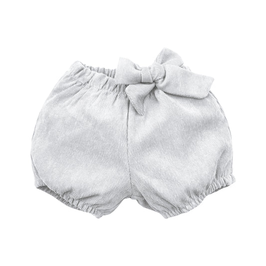 Warmi Short Alba Cotelé Gris Plata