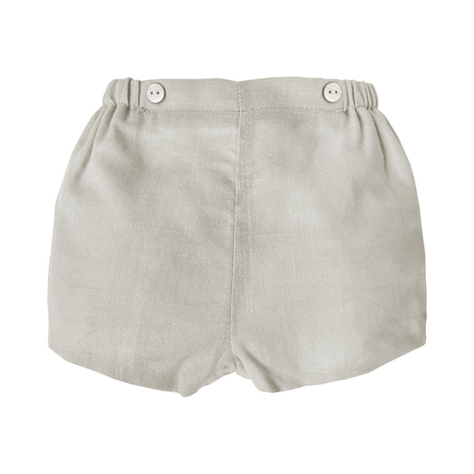 Warmi Short Dante Lino Gris