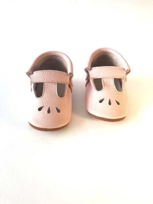 Warmi Mocs Emi Cuero Rosa