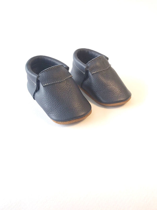 Warmi Mocs Santi Cuero Azul