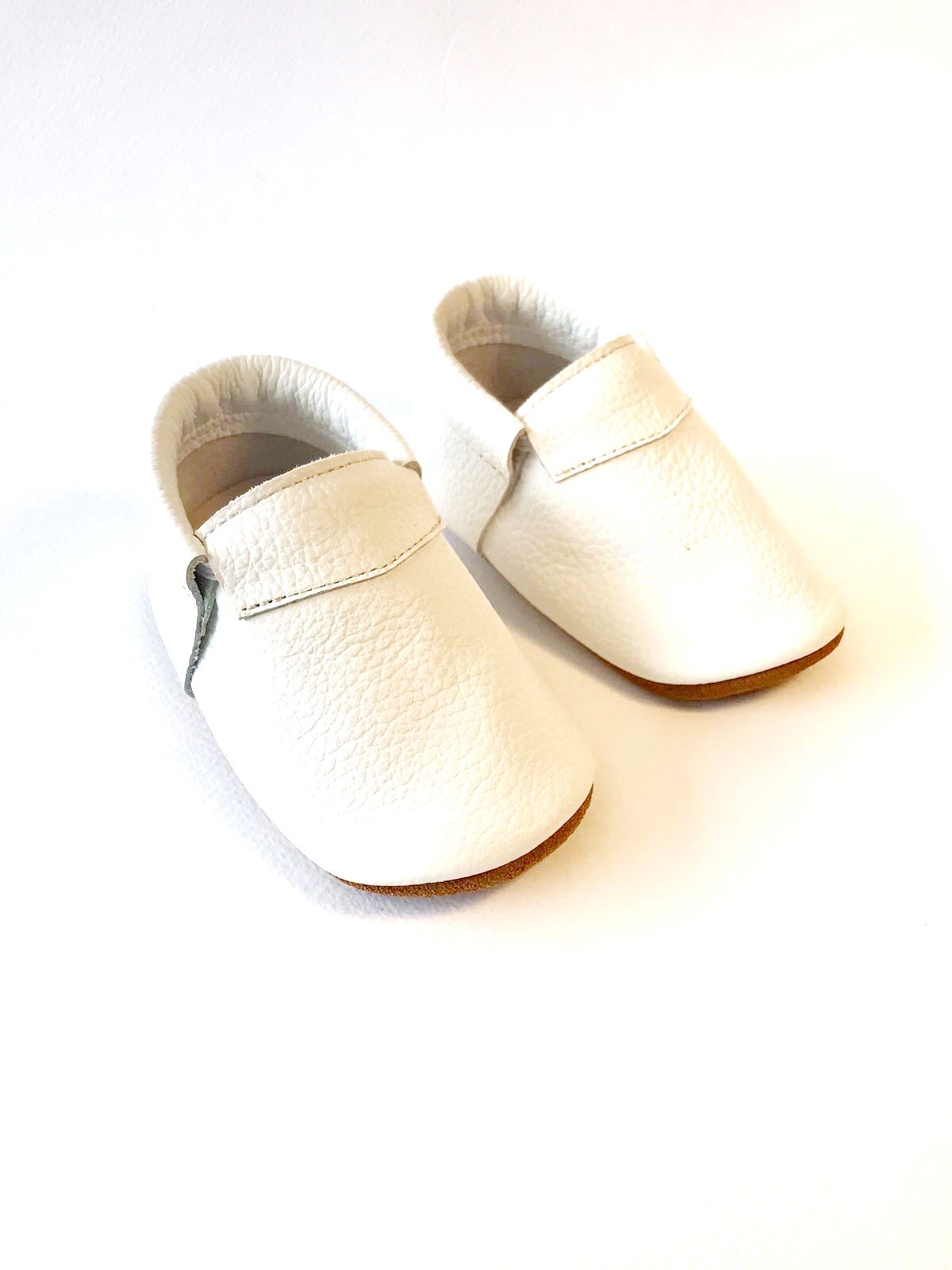 Warmi Mocs Santi Cuero Blanco