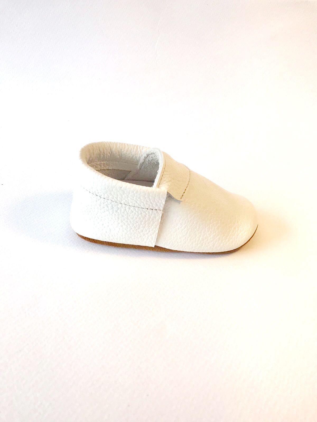 Warmi Mocs Santi Cuero Blanco