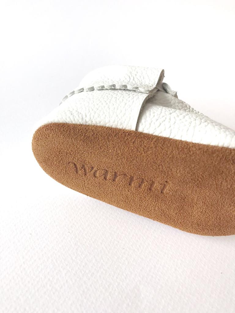 Warmi Mocs Emi Cuero Blanco