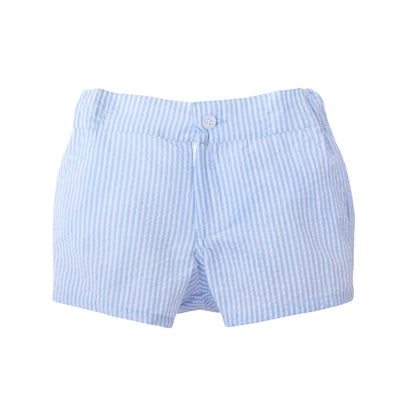 Warmi Short Adrian Listado Celeste