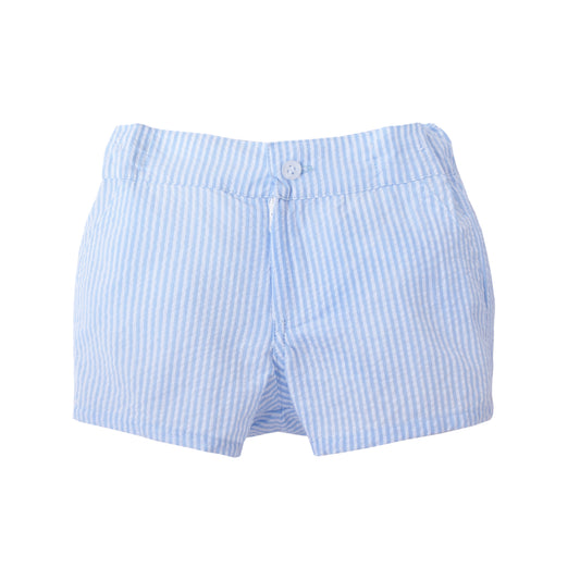 Warmi Short Adrian Listado Celeste